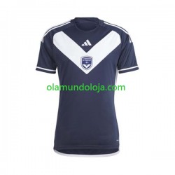 Camisola Bordeaux Homem Equipamento Primeiro 2023-2024 Manga Curta